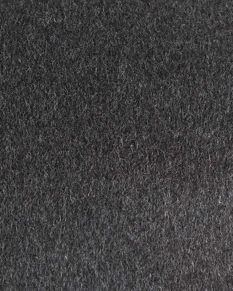 Plain Charcoal Grey Wool Loden Harlem Cap
