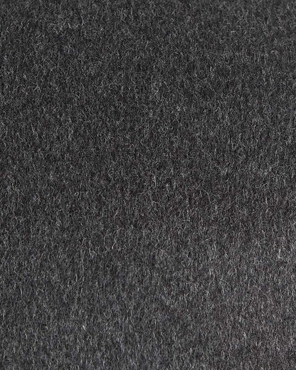Plain Charcoal Grey Wool Loden Harlem Cap