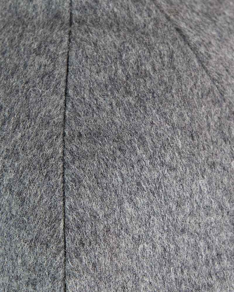 Light Grey Loden Wool Made In England Gatsby Cap