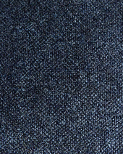 Plain Blue Denim Weave Wool Made In England Flat Cap