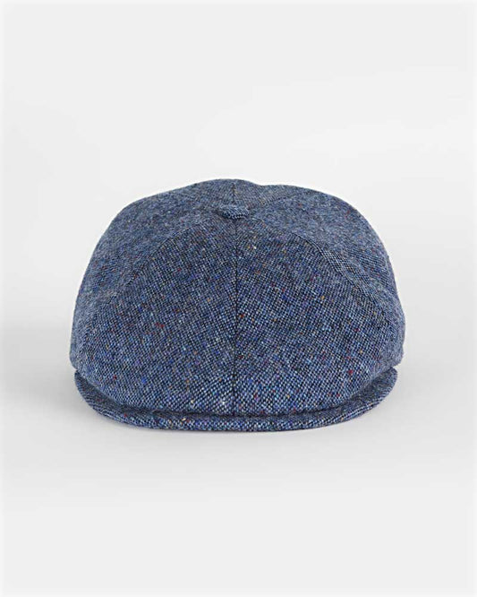 Blue Pick & Pick Donegal 100% Wool Toni Cap