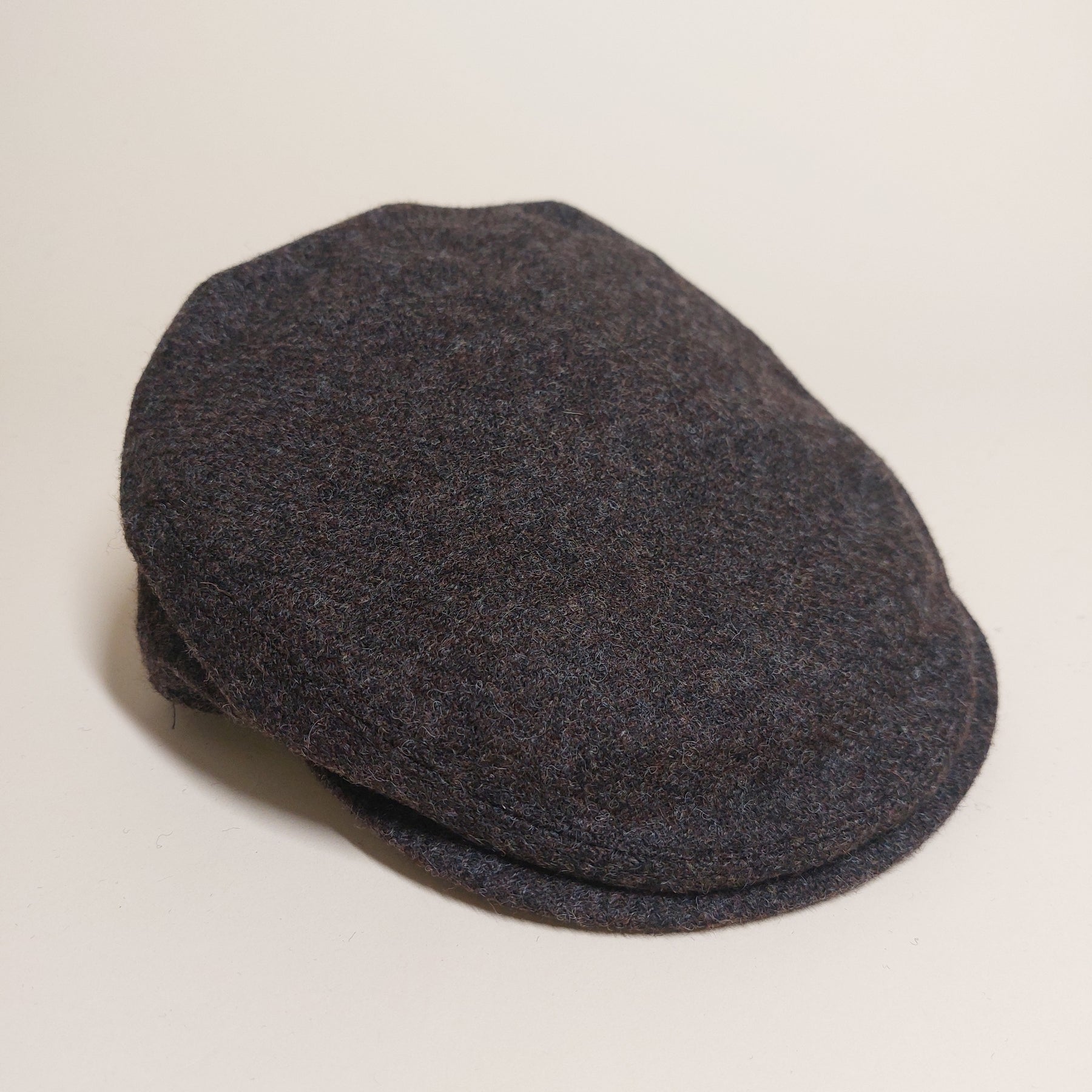Brown Twill 100% Wool Made In England Flat Cap