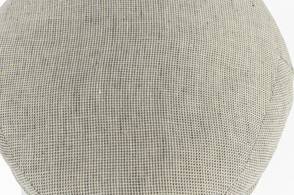 Natural Textured Linen Flat Cap