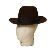 Sable Brown Indi Fedora Hat