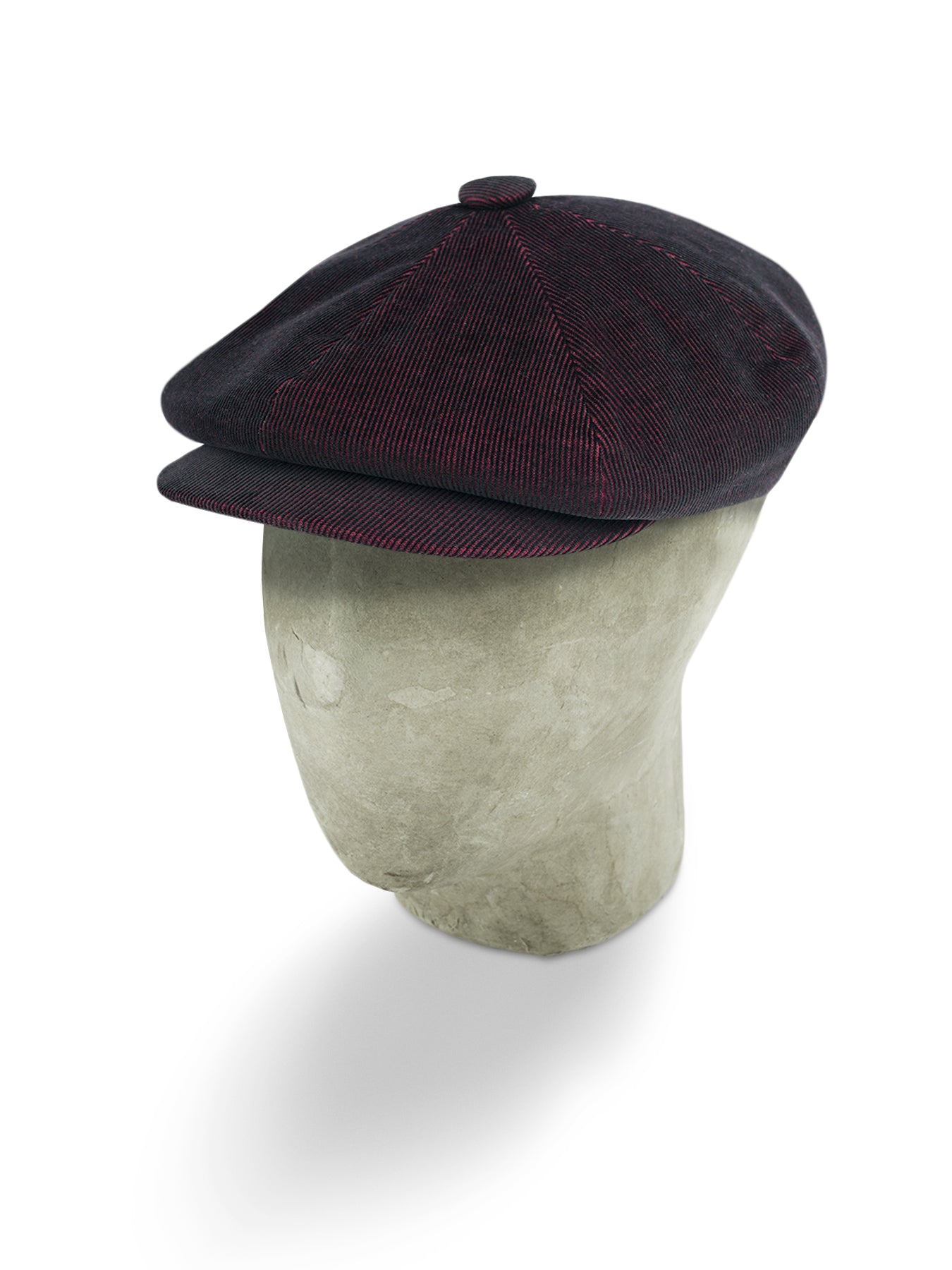 Burgundy Corduroy Cotton Gatsby Cap
