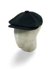 Black Loden Gatsby Cap