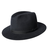 Black Pioneer Fedora Hat